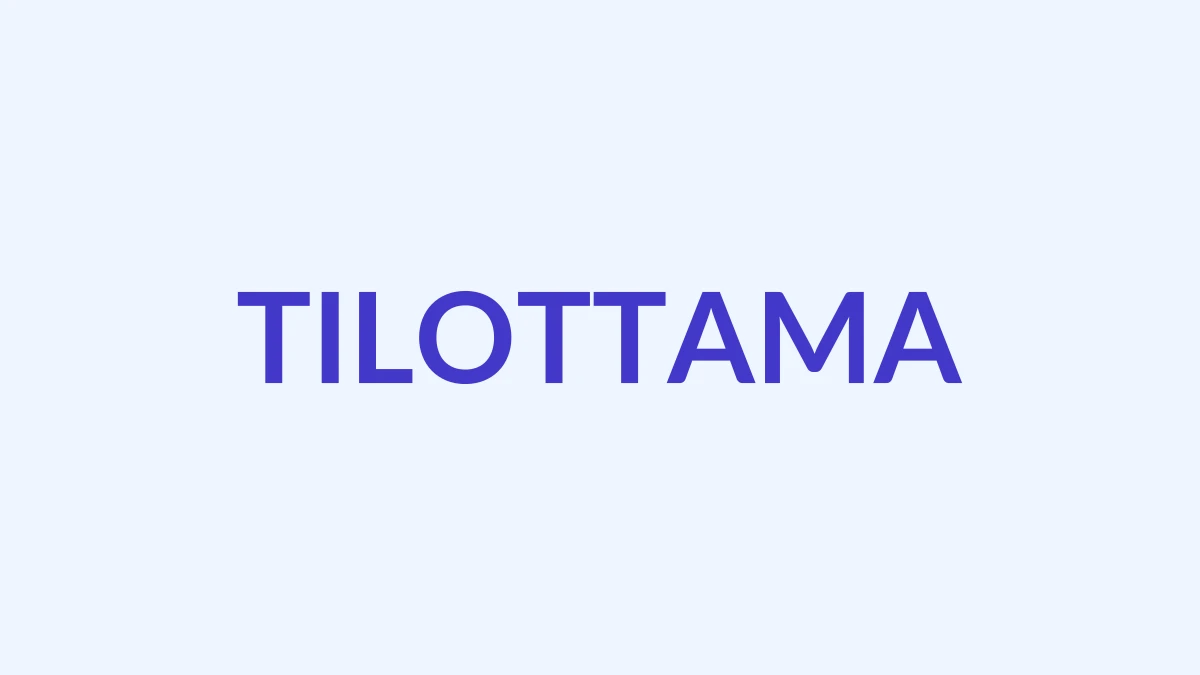 तिलोत्तमा Name Meaning