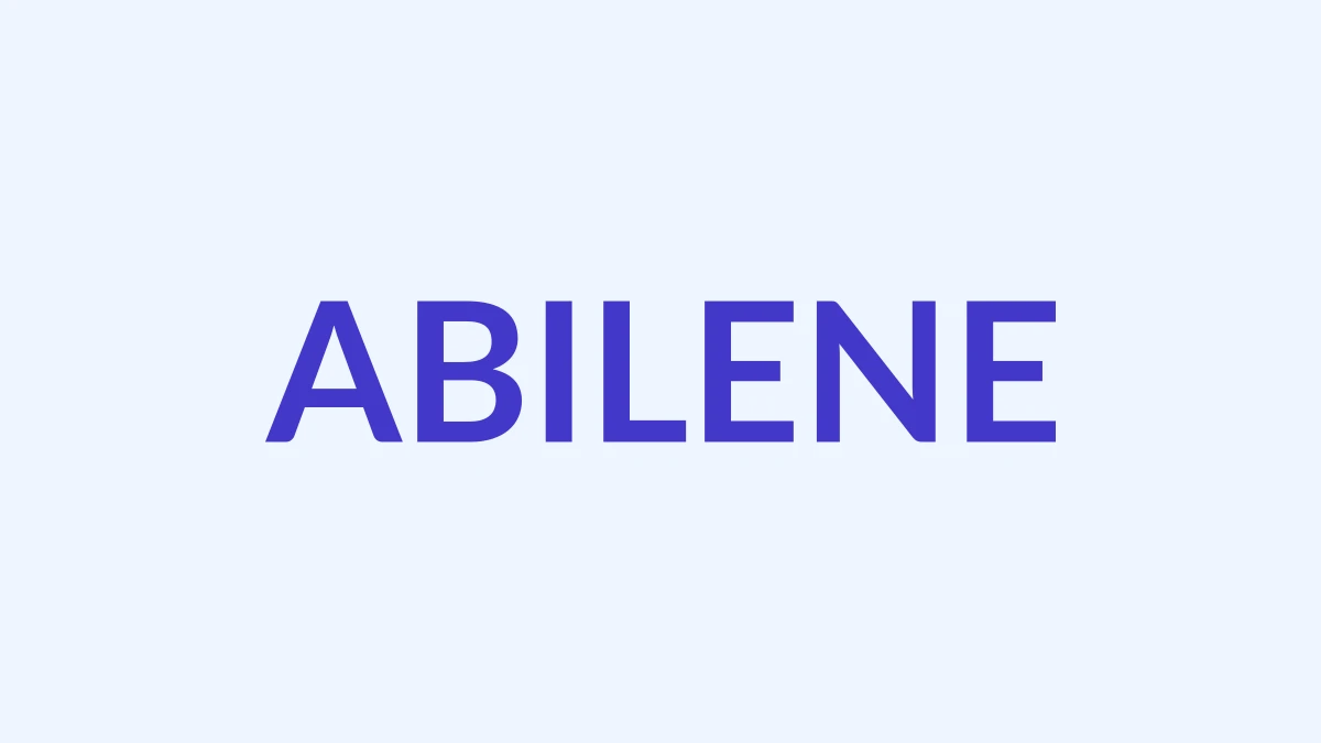 अबिलीन Name Meaning