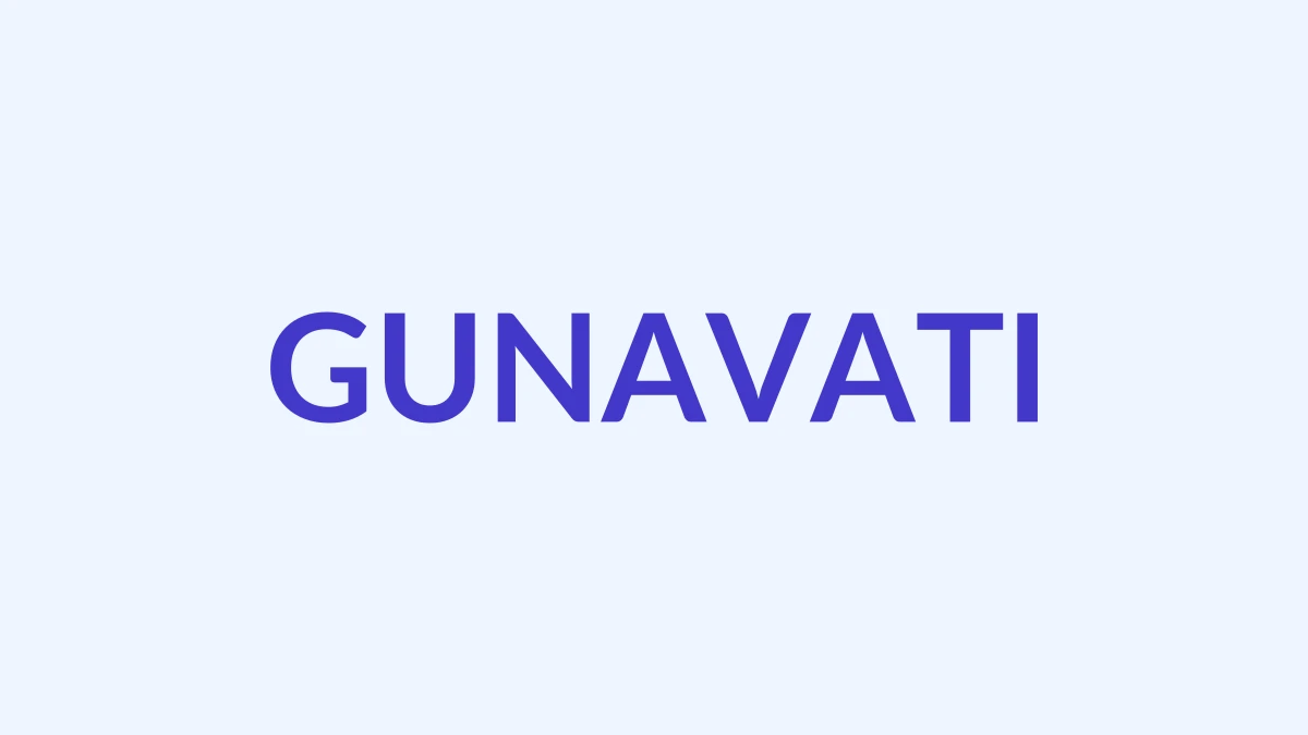 गुणावती Name Meaning