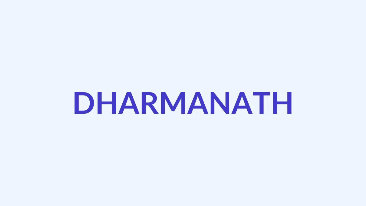 धर्मनाथ Name Meaning
