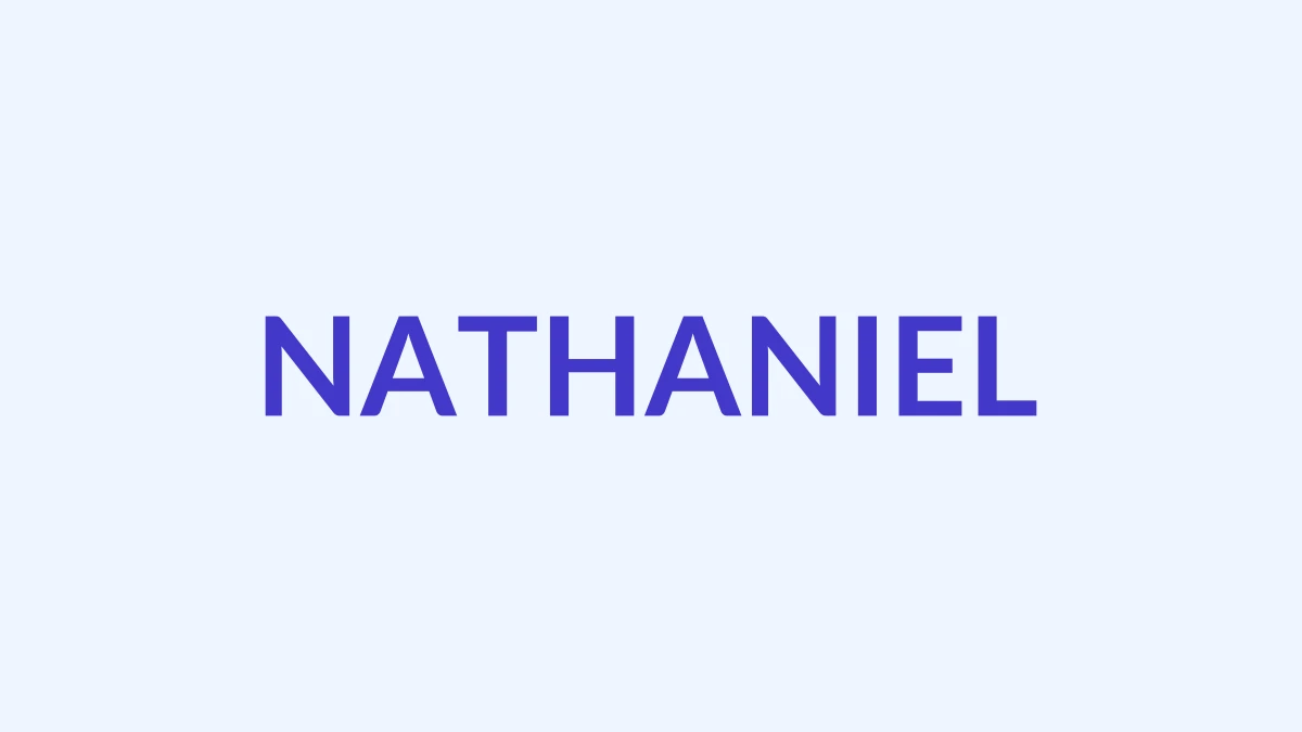 नथानिएल Name Meaning
