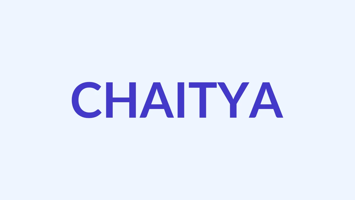 चैत्य Name Meaning