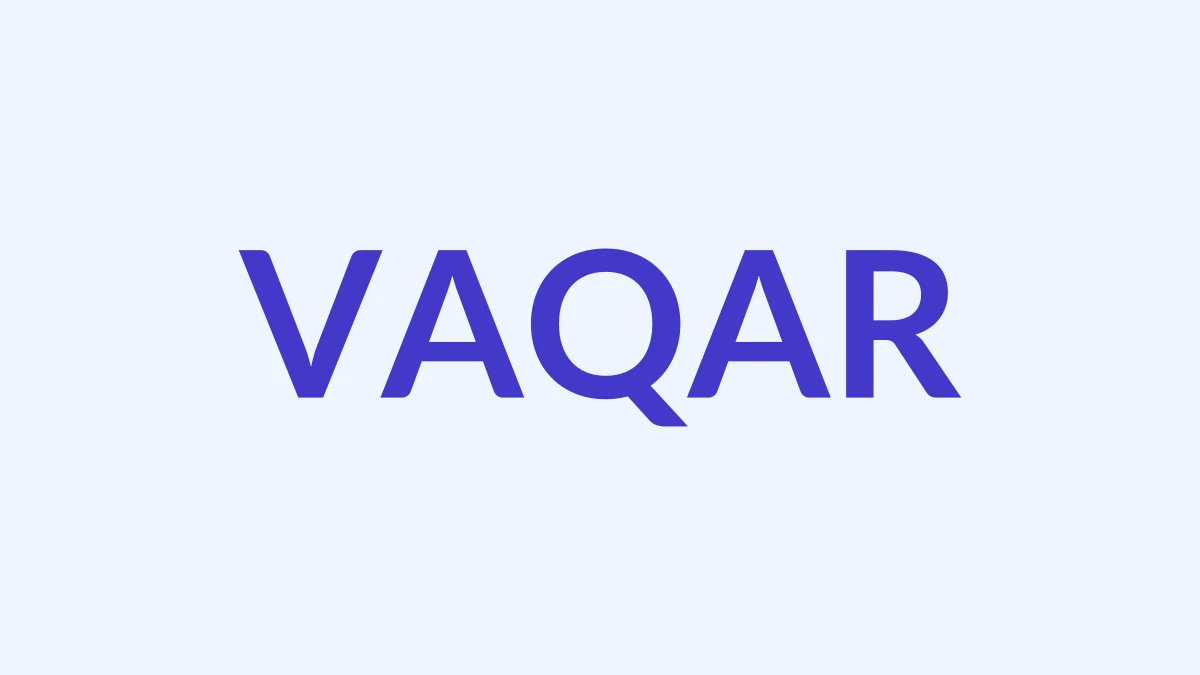 वकार Name Meaning