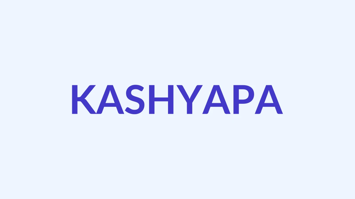 काश्यप Name Meaning