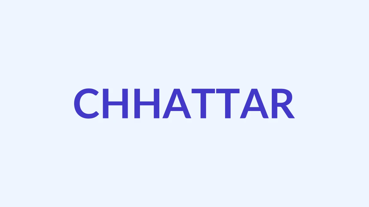 छत्तर Name Meaning