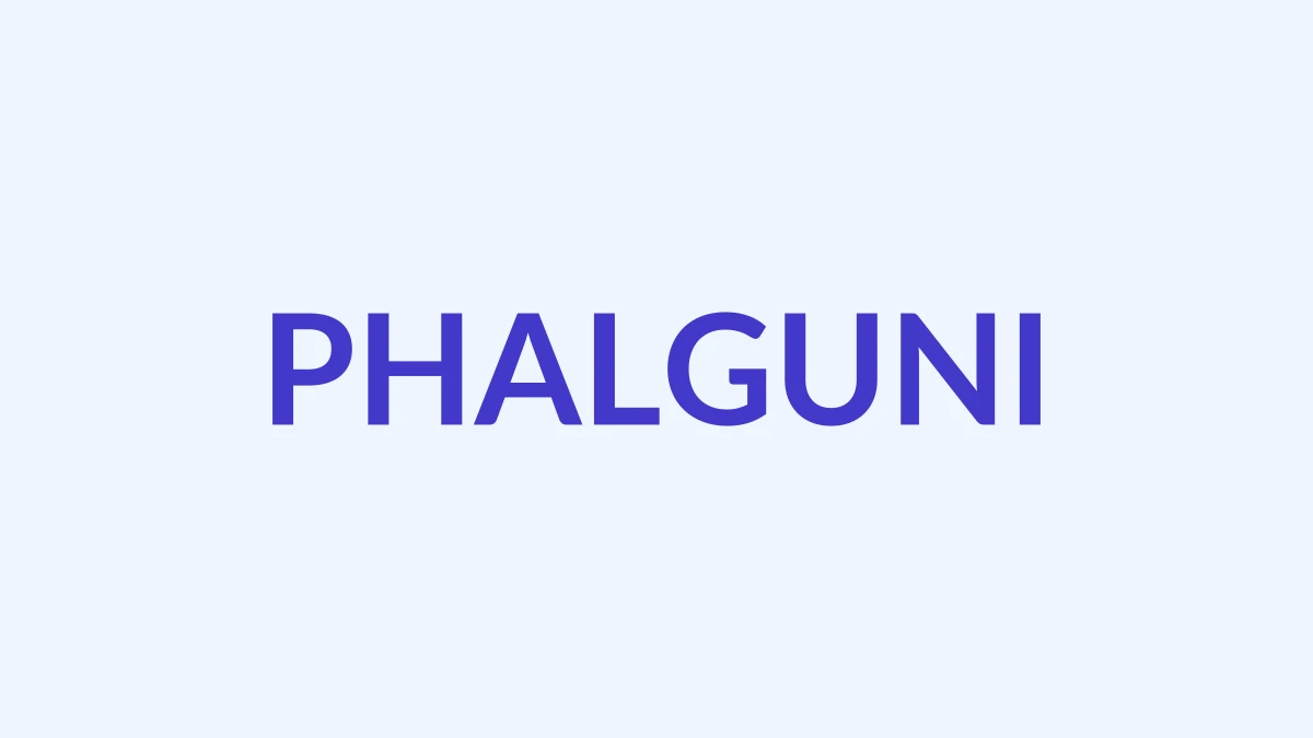 फाल्गुनी Name Meaning