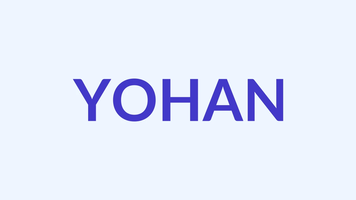 योहान (Yohan) नाम का अर्थ, उत्पत्ति और व्यक्तित्व