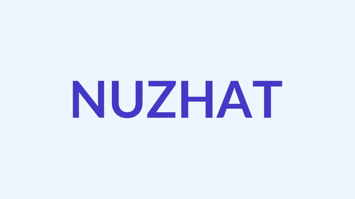 नुज़हत Name Meaning