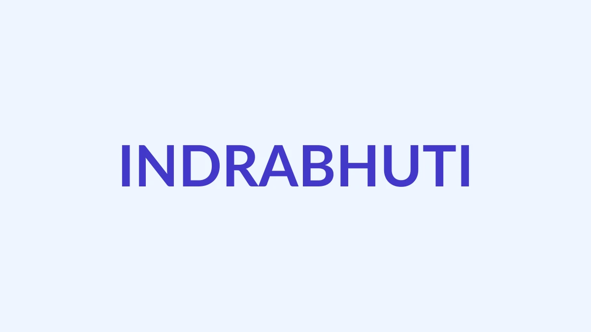 इंद्रभूति Name Meaning