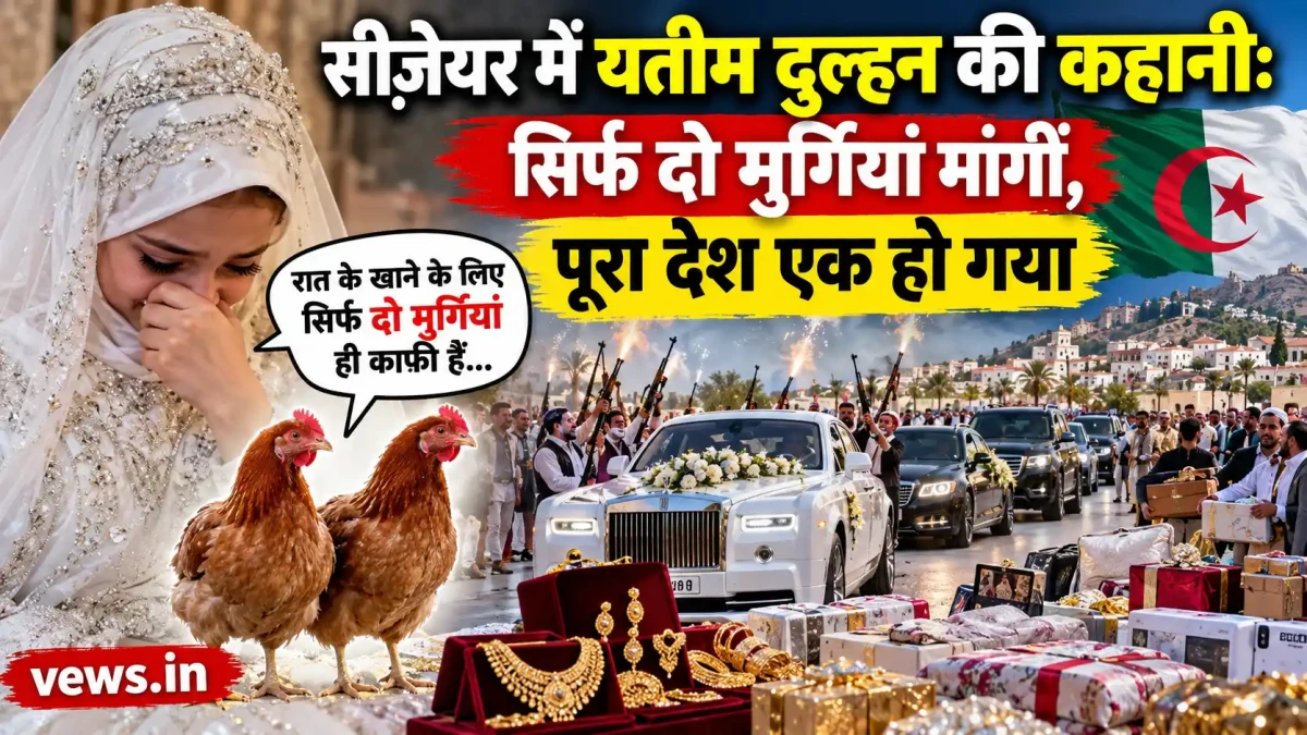 अल्जीरिया की यतीम दुल्हन: सादगी और लोगों की दरियादिली की कहानी