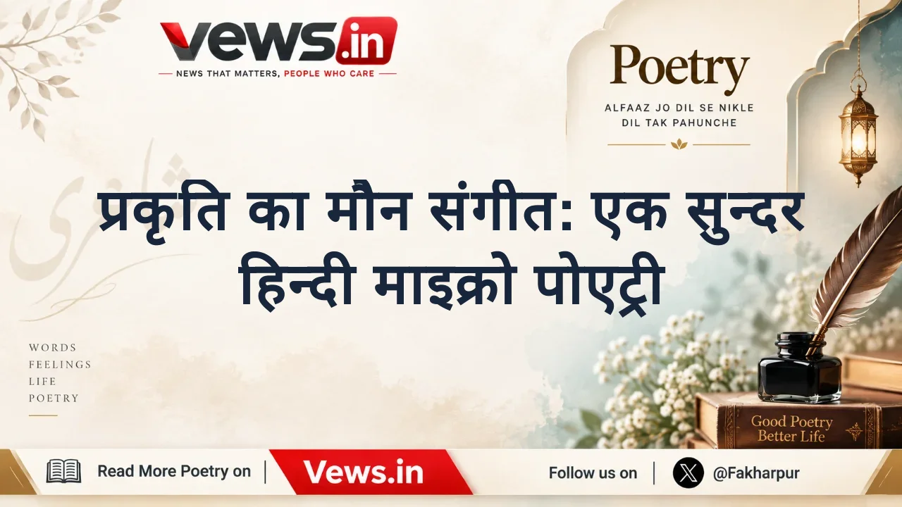 प्रकृति का मौन संगीत: एक सुन्दर हिन्दी माइक्रो पोएट्री