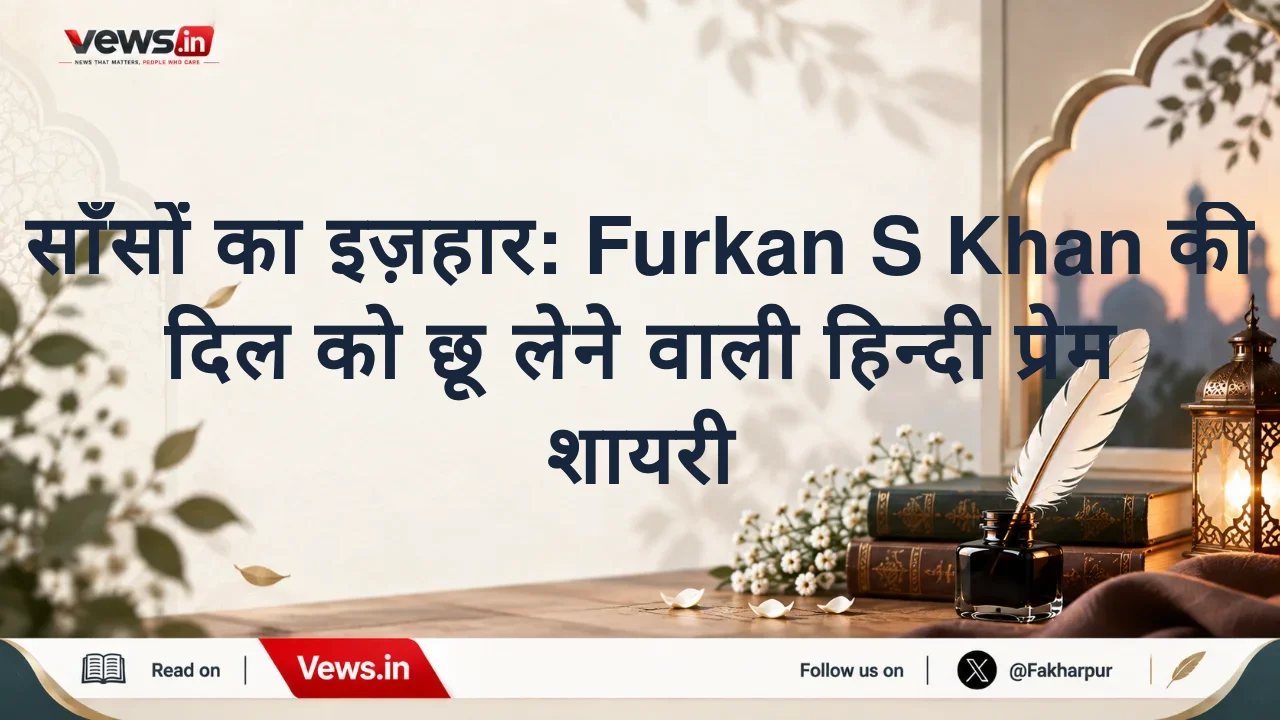 साँसों का इज़हार: Furkan S Khan की दिल को छू लेने वाली हिन्दी प्रेम शायरी