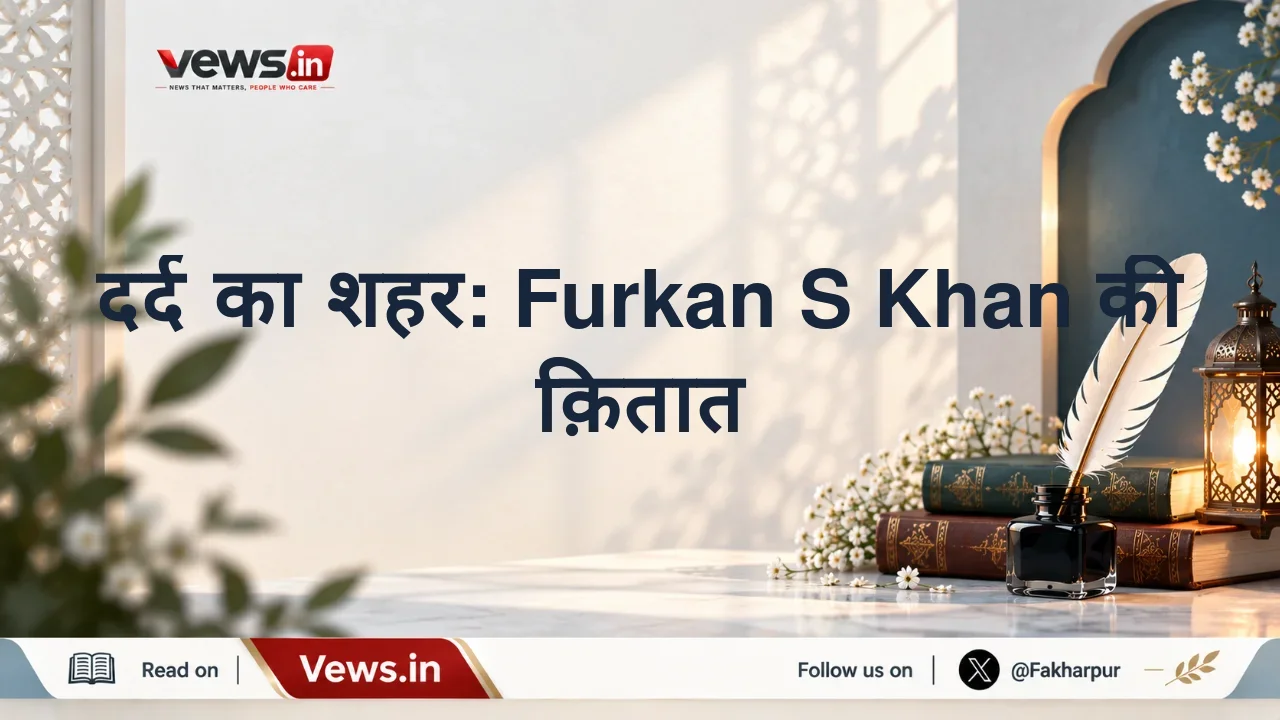 दर्द का शहर: Furkan S Khan की क़ितात