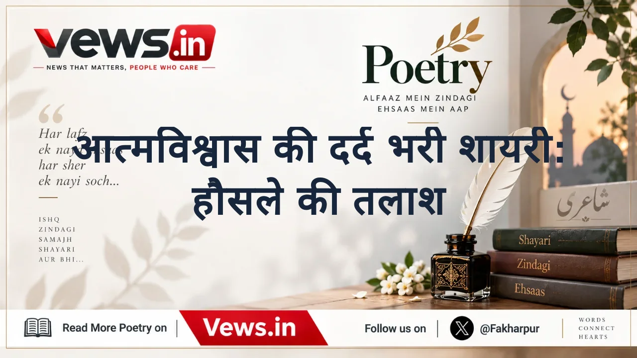 आत्मविश्वास की दर्द भरी शायरी: हौसले की तलाश