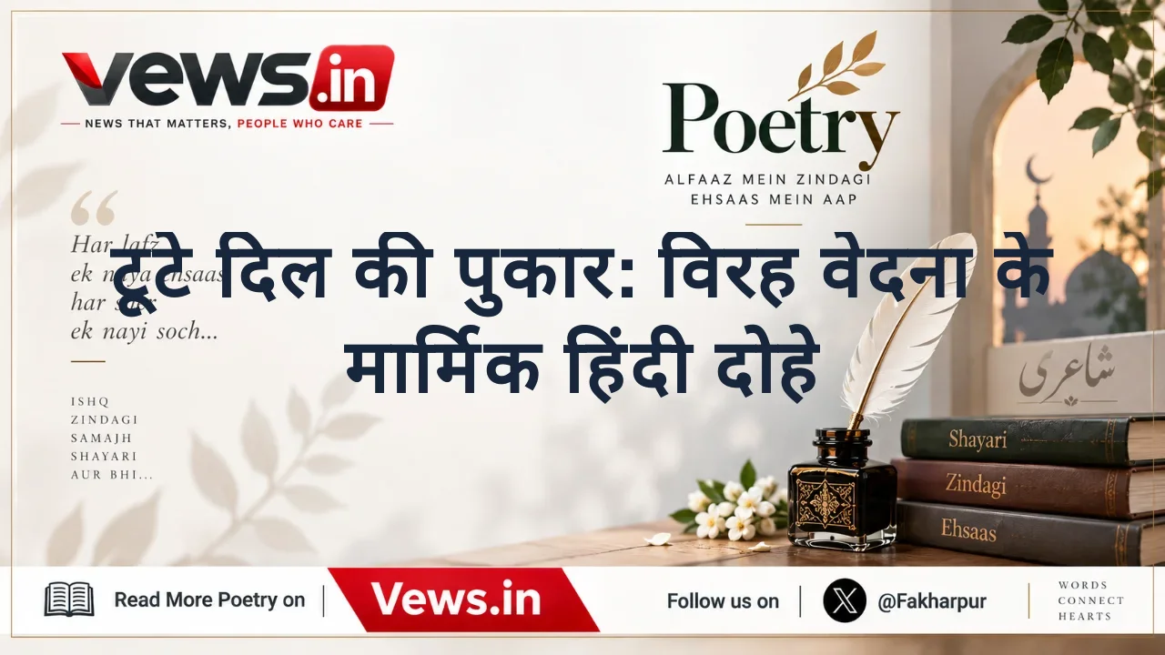 टूटे दिल की पुकार: विरह वेदना के मार्मिक हिंदी दोहे