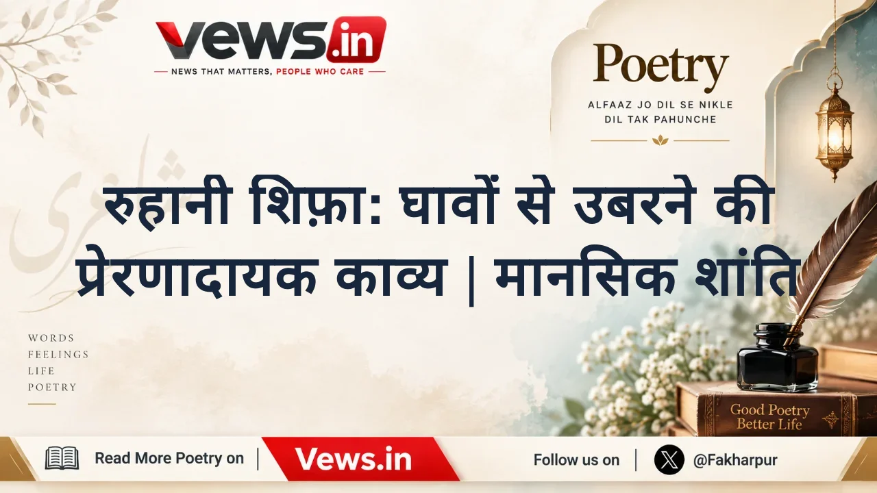 रुहानी शिफ़ा: घावों से उबरने की प्रेरणादायक काव्य | मानसिक शांति