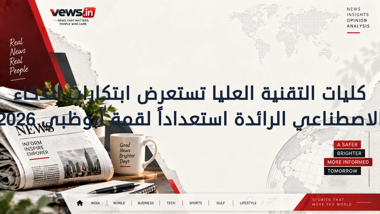 كليات التقنية العليا تستعرض ابتكارات الذكاء الاصطناعي الرائدة استعداداً لقمة أبوظبي 2026