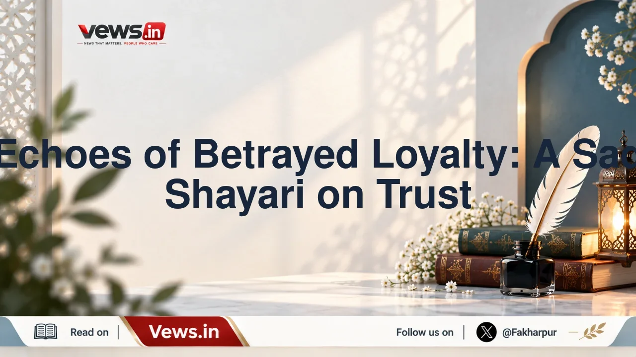 Echoes of Betrayed Loyalty: A Sad Shayari on Trust